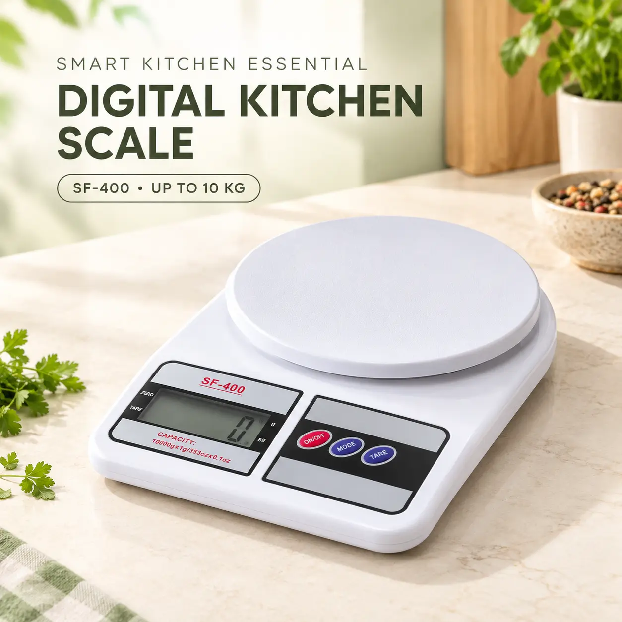 SF-400 Digital Scale 10kg Precise Weight